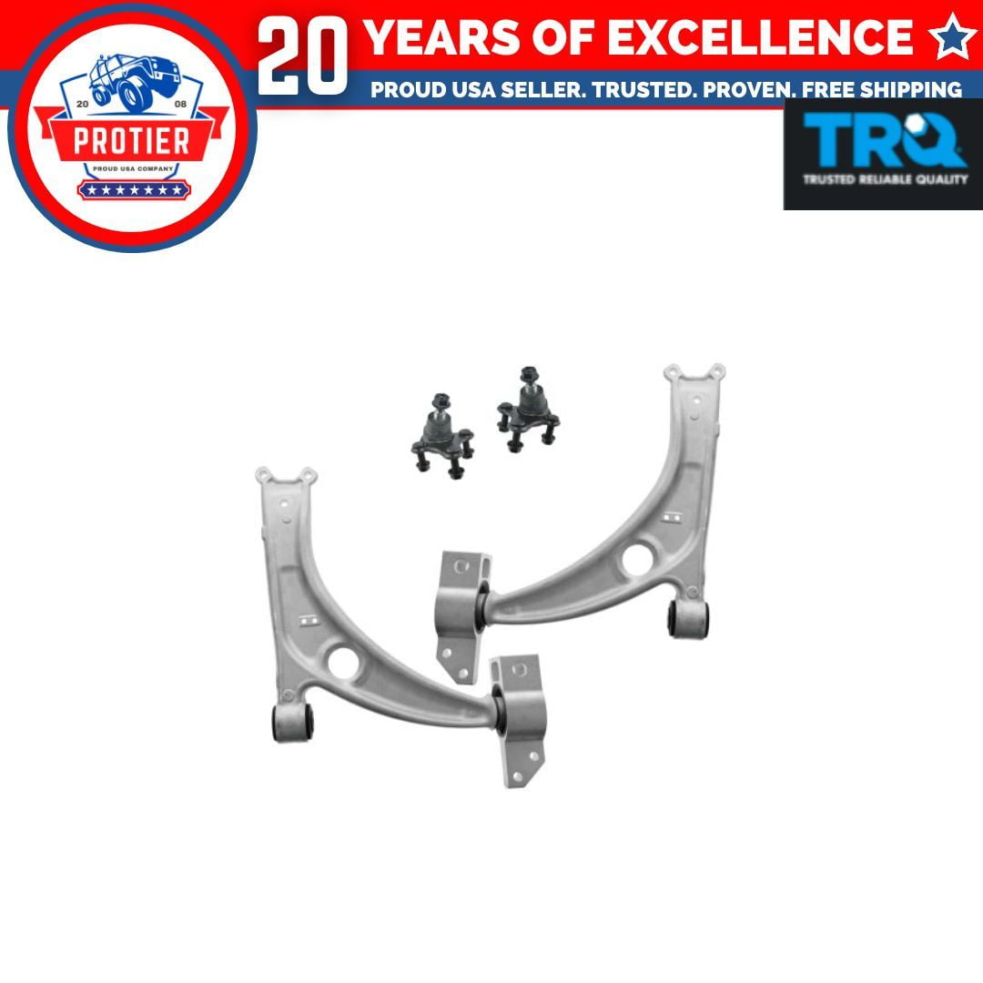 TRQ Front Lower Control Arm Ball Joint Driver Passenger Set 4pc