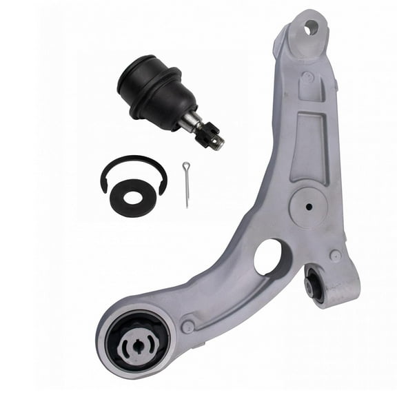 TRQ Front Lower Control Arm Ball Joint LH 2pc Set for 14-18 Jeep Cherokee PSA72485