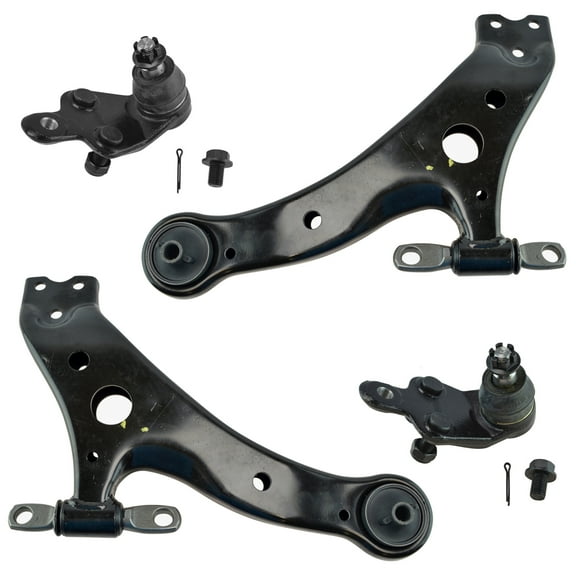 TRQ Front Lower Control Arm & Ball Joint LH RH Pair Set of 2 for Toyota Camry PSA62880