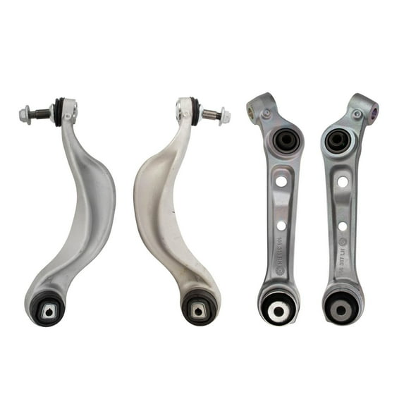 TRQ Front Lower Control Arm with Ball Joint Set Driver and Passenger Side Lower Forward and Rearward Fits 2011-2017 BMW 535i GT xDrive 2010-2015 BMW 550i GT xDrive 2015 BMW 740Ld xDrive