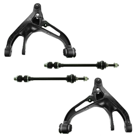 TRQ Front Lower Control Arm Ball Joint Sway Link Suspension Set 4pc Ram 1500 4WD PSA66569 Fits select: 2002-2005 DODGE RAM 1500
