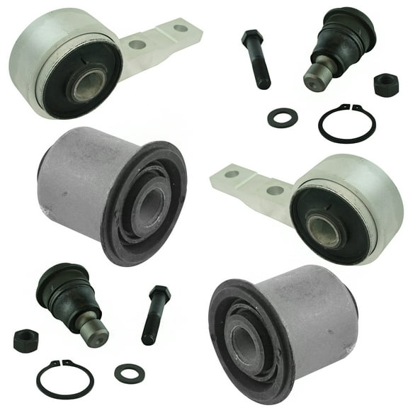 TRQ Front Lower Control Arm Bushing Bracket Ball JointSet 6 Piece for Murano PSA62709 Fits select: 2003-2007 NISSAN MURANO