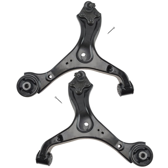 TRQ Front Left and Right Lower Control Arm with Ball Joint Set 2 Piece Fits 2013-2015 Acura ILX 2013-2015 Honda Civic