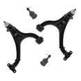 thumbnail image 1 of TRQ Front Lower Control Arms With Ball Joints Upper Ball Joints Kit 4pc for Jeep PSA63616, 1 of 6