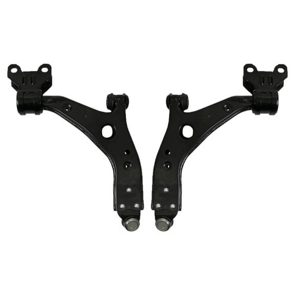 TRQ Front Lower Driver and Passenger Side Control Arm and Ball Joint Set 2 Piece Fits 2013-2018 Ford Focus S ST 2017 Focus Titanium 2014-2023 Transit Connect