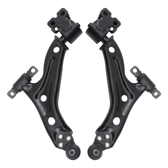 TRQ Front Lower Driver and Passenger Side Control Arm and Ball Joint Set 2 Piece Fits 2016-2022 Chevrolet Spark