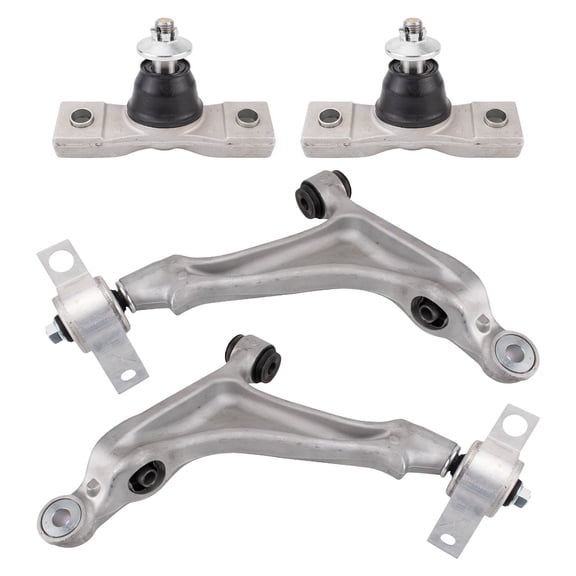 TRQ Front Lower Left and Right Control Arm and Ball Joint Set 4 Piece Fits 06-15 Lexus IS250 AWD 07-11 GS350 AWD 18-20 IS300 V6 3.5L AWD 20-22 IS350 AWD 06 GS300 AWD 11-14 IS350 AWD