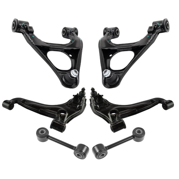 TRQ Front Lower & Upper Control Arms & Links Kit Fits 1990-1997 Mazda Miata PSA71981