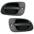 thumbnail image 1 of TRQ Front Metal Exterior Door Handle Pair Black LH RH for Freightliner Cascadia DHA31481, 1 of 5