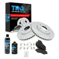 thumbnail image 1 of TRQ Front Metallic Brake Pad & Performance Coated Rotor Kit w/Chemicals BKA16162 Fits select: 2007-2012 DODGE CALIBER, 2008-2016 MITSUBISHI LANCER, 1 of 6