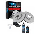 thumbnail image 1 of TRQ Front Metallic Brake Pad & Performance Rotor Kit for Escape Mariner Tribute BKA21452 Fits select: 2001-2007 FORD ESCAPE, 2001-2004 MAZDA TRIBUTE, 1 of 6