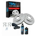thumbnail image 1 of TRQ Front Metallic Brake Pad & Performance Rotor Kit w/Chemicals BKA18045 Fits select: 2000-2001 NISSAN MAXIMA, 2000-2001 INFINITI I30, 1 of 6