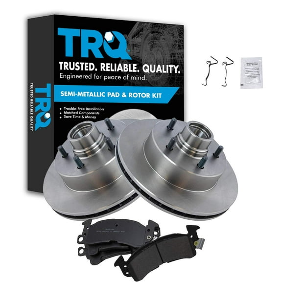 TRQ Front Metallic Brake Pad & Rotor Kit Fits Select GMC Safari Chevy Astro