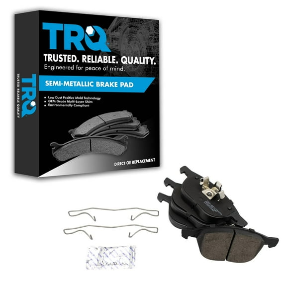 TRQ Front Metallic Disc Brake Pads Set Kit for 07-09 Mazda3 BFA73699