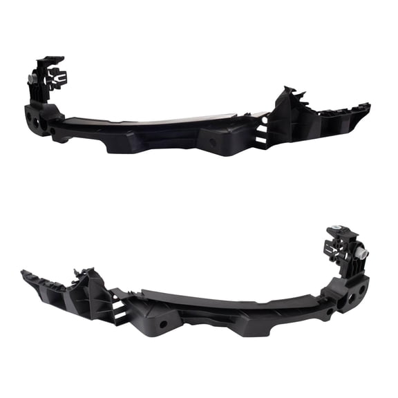TRQ Front Outer Bumper Bracket Set Fits 2010-2014 Volkswagen Golf BDA05589