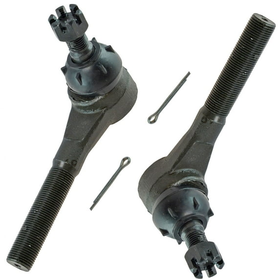 TRQ Front Outer Tie Rod End LH Driver RH Passenger Side Pair Fits Select Van B1500 B2500
