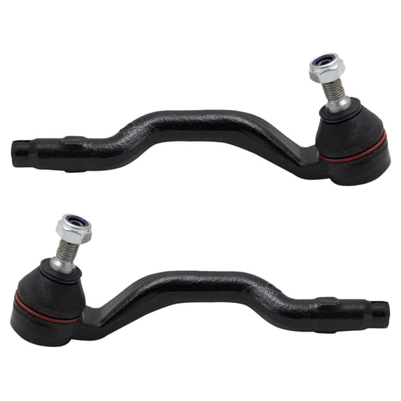 TRQ Front Outer Tie Rod Set Fits Select 2001-2005 BMW 325xi 330xi