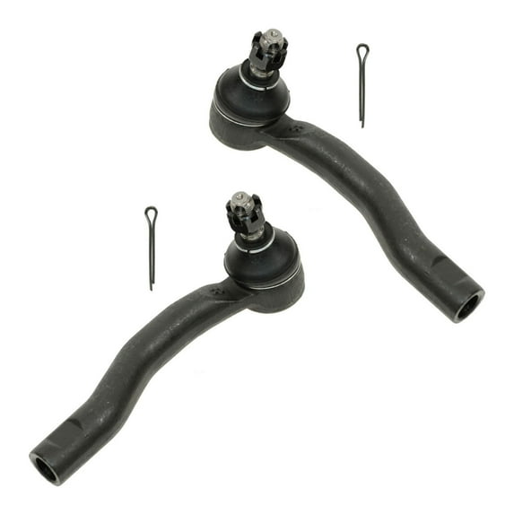 TRQ Front Outer Tie Rod Set Fits Select 2003-2008 Toyota Corolla