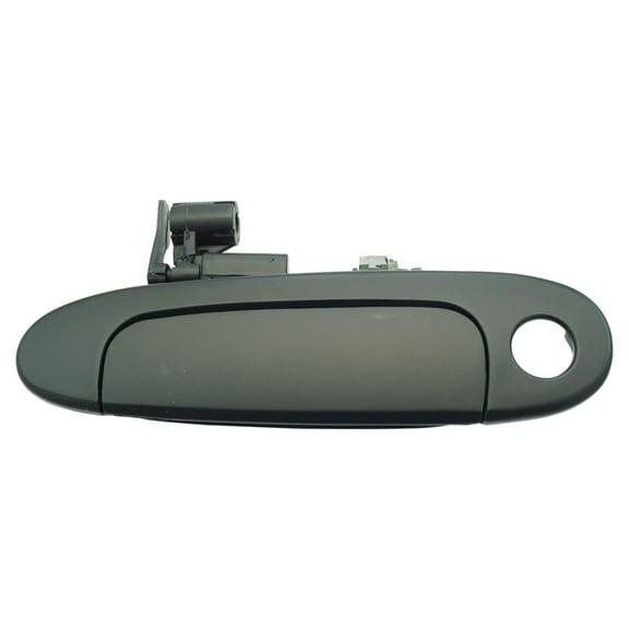 TRQ Front Outside Exterior Smooth Black Door Handle for Toyota Echo New DHA49173