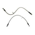 thumbnail image 1 of TRQ Front Performance Brake Hose Set Fits 2003-2006 Subaru Baja 2003-2008 Forester 1999-2001 Legacy 2000-2009 Outback, 1 of 5