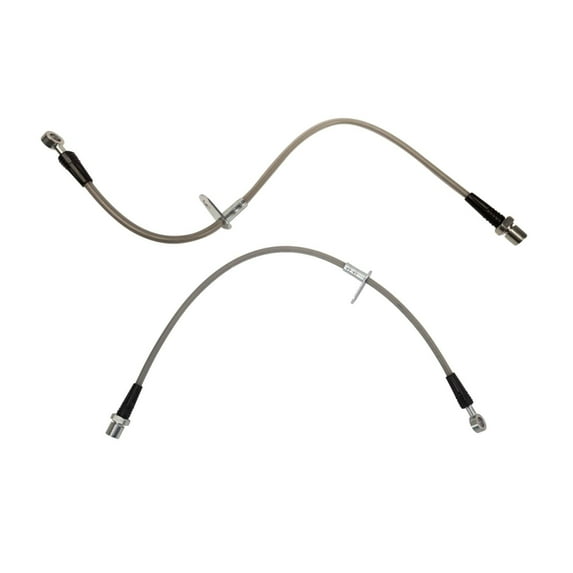TRQ Front Performance Brake Hose Set Fits 2003-2006 Subaru Baja 2003-2008 Forester 1999-2001 Legacy 2000-2009 Outback