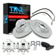 thumbnail image 1 of TRQ Front Performance Brake Pad & Rotor Kit Brake Caliper Brake Hose Brake Pads Brake Rotors Set Semi-Metallic Premium G-Coated Fits Select 2005-2008 Buick LaCrosse Pontiac Grand Prix, 1 of 4