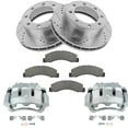 thumbnail image 1 of TRQ Front Performance Brake Pad & Rotor Kit Brake Caliper Brake Pads Brake Rotors Set Ceramic Premium G-Coated Fits Select 2000-2005 Ford Excursion 2000-2004 F-250 Super Duty F-350 Super Duty, 1 of 8