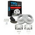 thumbnail image 1 of TRQ Front Performance Brake Pad & Rotor Kit Brake Caliper Brake Pads Brake Rotors Set Ceramic Premium G-Coated Fits Select 2005-2012 Ford F-250 Super Duty F-350 Super Duty, 1 of 6