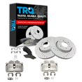 thumbnail image 1 of TRQ Front Performance Brake Pad & Rotor Kit Brake Caliper Brake Pads Brake Rotors Set Ceramic Vented Premium G-Coated Fits Select 2006 Chevrolet SSR, 1 of 8