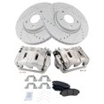 thumbnail image 1 of TRQ Front Performance Brake Pad & Rotor Kit Brake Caliper Brake Pads Brake Rotors Set Ceramic Vented Premium G-Coated Fits Select 2011-2014 Honda Odyssey, 1 of 8