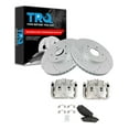 thumbnail image 1 of TRQ Front Performance Brake Pad & Rotor Kit Brake Caliper Brake Pads Brake Rotors Set Semi-Metallic Premium G-Coated Fits Select 2003-2006 Acura MDX, 1 of 4