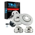 thumbnail image 1 of TRQ Front Performance Brake Pad & Rotor Kit Brake Caliper Brake Pads Brake Rotors Set Semi-Metallic Vented Premium G-Coated Fits Select 2005 Volkswagen Jetta, 1 of 8