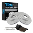 thumbnail image 1 of TRQ Front Performance Brake Pad & Rotor Kit Brake Pads Brake Rotors Set Ceramic Premium G-Coated Fits Select 2004-2013 Mazda 3, 1 of 4