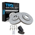 thumbnail image 1 of TRQ Front Performance Brake Pad & Rotor Kit Brake Pads Brake Rotors Set Ceramic Premium G-Coated Fits Select 2006-2010 Hyundai Sonata, 1 of 6