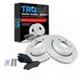 thumbnail image 1 of TRQ Front Performance Brake Pad & Rotor Kit Brake Pads Brake Rotors Set Ceramic Premium G-Coated Fits Select 2007-2011 Dodge Nitro 2008-2012 Jeep Liberty, 1 of 6