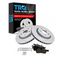 thumbnail image 1 of TRQ Front Performance Brake Pad & Rotor Kit Brake Pads Brake Rotors Set Ceramic Premium G-Coated Fits Select 2012-2020 Dodge Durango Jeep Grand Cherokee, 1 of 6