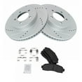 thumbnail image 1 of TRQ Front Performance Brake Pad & Rotor Kit Brake Pads Brake Rotors Set Semi-Metallic Fits Select 2002-2005 Ford Explorer Mercury Mountaineer, 1 of 5