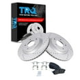 thumbnail image 1 of TRQ Front Performance Brake Pad & Rotor Kit Brake Pads Brake Rotors Set Semi-Metallic Fits Select 2011-2017 Nissan Juke 2017-2019 Sentra, 1 of 4