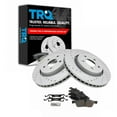 thumbnail image 1 of TRQ Front Performance Brake Pad & Rotor Kit Brake Pads Brake Rotors Set Semi-Metallic Premium G-Coated Fits Select 2011-2016 Dodge Durango Jeep Grand Cherokee, 1 of 6