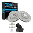 thumbnail image 1 of TRQ Front Performance Brake Pad & Rotor Kit Brake Pads Brake Rotors Set Semi-Metallic Premium G-Coated Fits Select 2012-2013 Buick Regal 2009 Pontiac G8, 1 of 6
