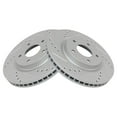 thumbnail image 1 of TRQ Front Performance Brake Rotors Set Premium G-Coated Fits Select 2008-2013 Nissan Rogue 2014-2015 Rogue Select 2007-2012 Sentra, 1 of 5