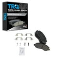 thumbnail image 1 of TRQ Front Posi Ceramic Brake Pad Set Kit for Eclipse Lancer Galant Stratus BFA73141 Fits select: 2007-2017 JEEP PATRIOT, 2011-2014 CHRYSLER 200, 1 of 6