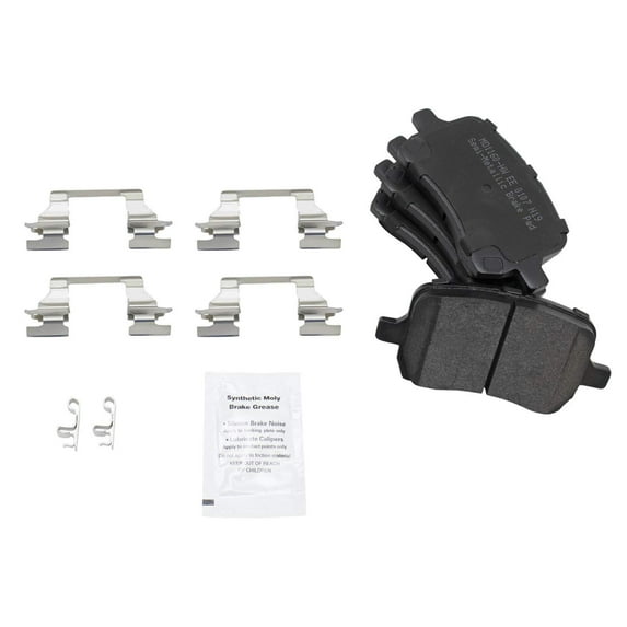 TRQ Front Posi Metallic Disc Brake Pads Kit for Chevy Pontiac Saturn BFA73672 Fits select: 2004-2012 CHEVROLET MALIBU, 2005-2007 CHEVROLET COBALT