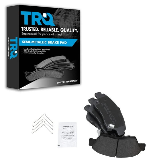 TRQ Front Posi Metallic Disc Brake Pads Set for Honda Civic Hybrid Fit BFA73720 Fits select: 2011-2015 HONDA CR-Z, 2002-2006 ACURA RSX