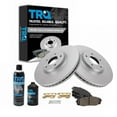 thumbnail image 1 of TRQ Front Premium Ceramic Brake Pad & Coated Rotor Kit w/Fluids for Kia Sedona BKA24985, 1 of 6