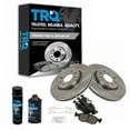 thumbnail image 1 of TRQ Front Premium Ceramic Disc Brake Pad & Rotor Kit w/Chemicals for Fiat 500 BKA18122, 1 of 6