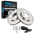 thumbnail image 1 of TRQ Front Premium Posi Ceramic Brake Pads & Rotors Kit Fits Select GM Pickup SUV, 1 of 5