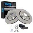 thumbnail image 1 of TRQ Front Premium Posi Ceramic Disc Brake Pads & Rotors Kit Fits Select Honda Odyssey, 1 of 5