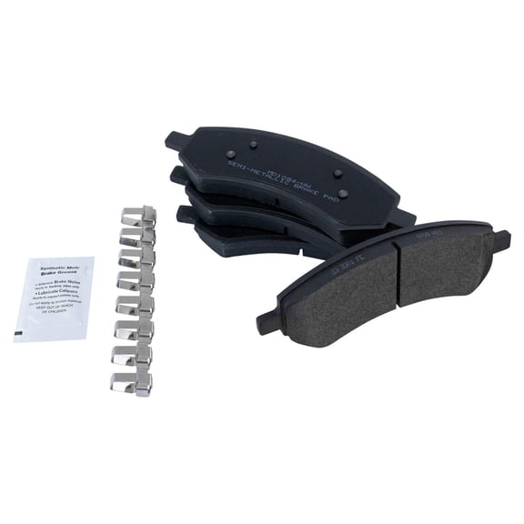 TRQ Front Premium Posi Metallic Brake Pad for Chrysler Dodge Mitsubishi BFA73670 Fits select: 2013-2018 RAM 1500, 2019-2021 RAM 1500 CLASSIC