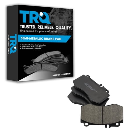 TRQ Front Premium Posi Semi Metallic Brake Pad Set for Mercedes Benz E350 E550 BFA73875